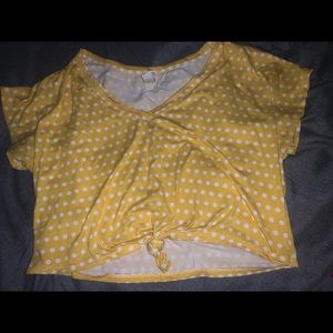 Polkadot crop top